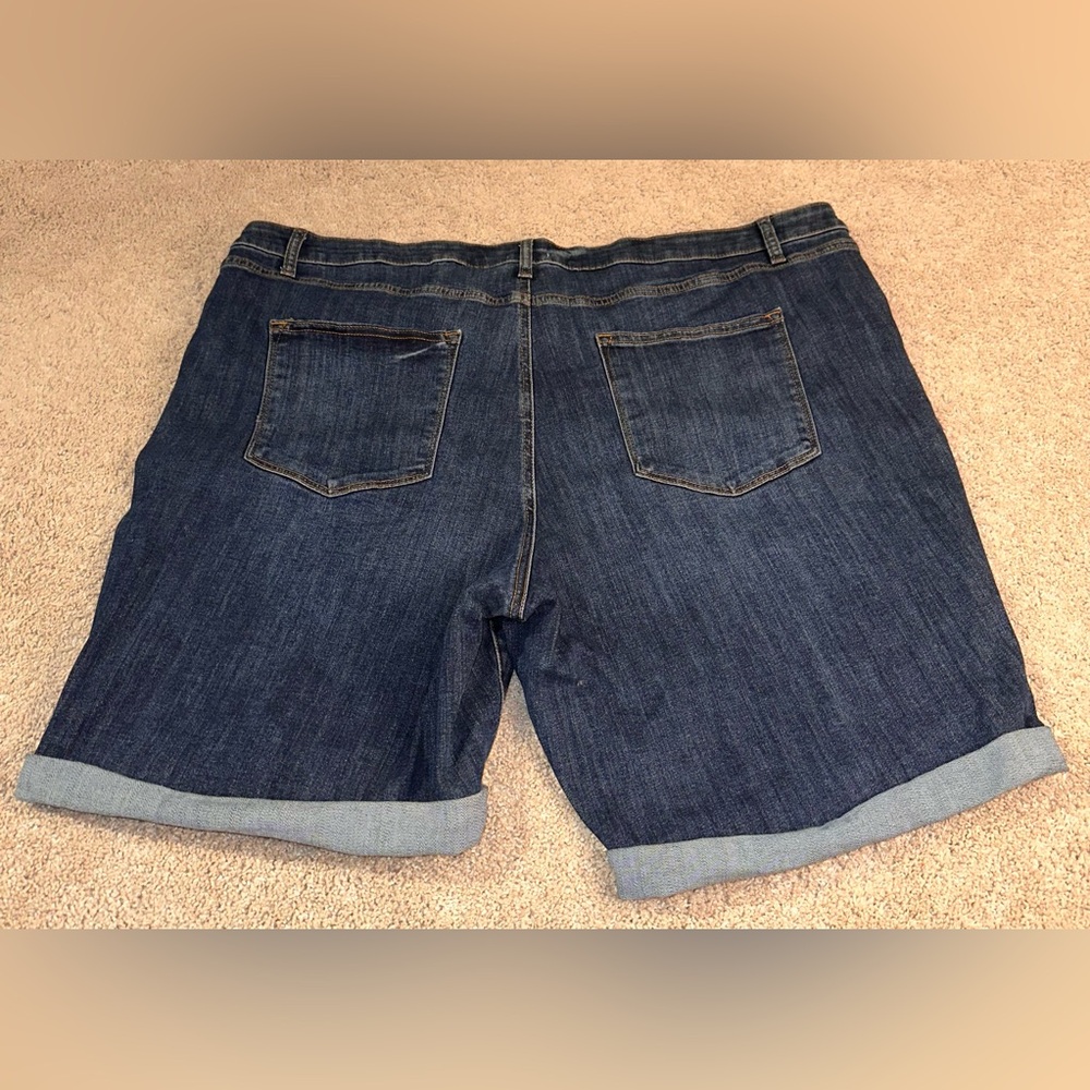 Sonoma Dark Blue Jean Shorts. Size 24 - Picture 5 of 12
